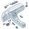 Vag Variklio Start Stop Svetimas Satin Juodas Volkswagen Passat Arteon 2015-2024 Originalus 3G2959839WZU