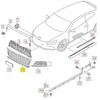 Vag Ventiliacijos Grotelės Satino Juodos Spalvos Vw Scirocco 2015 2017 Originalus 1K8853677E9B9