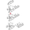 VAG Vidinė Veidrodėlis Auto Dim Satin Juoda Volkswagen Golf Passat Arteon Originalus 3G0857511AE9B9