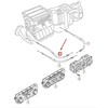 VAG Volkswagen AMAROK Defroster Flap Cable LHD 7H1819833C NAUJAS ORIGINALUS