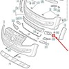 VAG Volkswagen AMAROK Priekinis Kairysis Rūko Žibinto Dangtelis 2H6898489ARYP NAUJAS ORIGINALUS