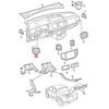VAG Volkswagen Amarok S6 2017 2022 Juodas Chromas Oro Vėdinimo Angos Originalus 2H6819703CQZO