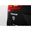 VAG Volkswagen Beetle Golf Dekoratyvinių folijų rinkinys Wolfsburg Crest Tikras satino juodos spalvos emblema 5C0064317ASXRW