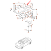 VAG Volkswagen BEETLE Kabrioletas 1Y Viršutinio rėmo spaustukas 1Y0871234C Originalus