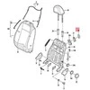 VAG Volkswagen Beetle New Beetle Rankena atlošo išleidimo kremine bežine spalva Originalus 1C0881633A3PT