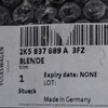 VAG Volkswagen Caddy 2K Kairės pusės išorinio B-sienelės apdaila 2K5837889A3FZ originali