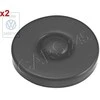 VAG Volkswagen Caddy Golf Satin Juodas Uždengimas Originalus 17141235901C