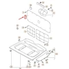 VAG VOLKSWAGEN CADDY I2K galinio dangčio apdailos skydelis originalus 2K0867605PL5