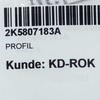 VAG Volkswagen CADDY Mk4 Bamperio Gidas 2K5807183A NAUJAS ORIGINALUS 2017