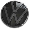 VAG Volkswagen emblemas logotipas bagažinės ženklelis R juodasis leidimas originalus 5H0898633A