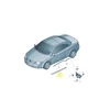 Vag Volkswagen Eos 1F 2011 2016 Durų Slėnio Trimas Kairys Ir Dešinys Originalus 1Q0853537DHY8