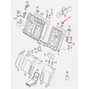 VAG Volkswagen Golf Audi A3 A4 Q7 Galinio Sėdynės Juostos Gidas Originalus 8V0886747DHW