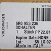 VAG "Volkswagen Golf Mk5" variklio dangčio užrakto užrakto mikrojungiklis 6R0953236 Originalus