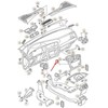 VAG Volkswagen GOLF MK7 Centrinė šviežio oro ventiliacija RHD 5G2819728AHCYB NAUJA ORIGINALI