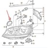 VAG "Volkswagen Golf Mk7" priekinių žibintų dangtelis originalus 5G0941607B