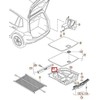 VAG Volkswagen Golf MK7 SV Bagažo dangčio atsarginio rato užpildymo detalė 5G6867873 NAUJA ORIGINALI