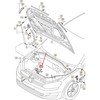VAG VOLKSWAGEN GOLF MK7 VARIKLIO DANGČIO APATINIO UŽRAKTO FIKSATORIAUS TROSAS 5G0953236 ORIGINALUS
