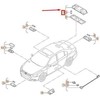 VAG Volkswagen JETTA A6 Galiniai Interjero Ir Skaitymo Šviesa 6Q0947291A82V NAUJA ORIGINALI
