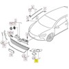 VAG Volkswagen Jetta Golf Priekinio Bamperio Grotelės Kairėje Originalus 1K9853665A9B9