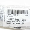 VAG Volkswagen PASSAT B7 R-Line priekinio bamperio grotelių apdaila originali 3AA853711041