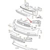 VAG Volkswagen PASSAT B8 Priekinis Bamperis Kairysis Gidas 3G0807177 NAUJAS ORIGINALUS