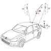 VAG Volkswagen POLO 6R Stogo antenos bazė 6R0035501 NAUJA ORIGINALI