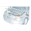 VAG VOLKSWAGEN SEAT SKODA Bowdeno laido laikiklio dangtelis 6R0823347 Originalus