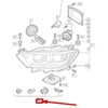 VAG "Volkswagen T-ROC" kairiojo priekinio žibinto korpuso remonto rinkinys originalus 2GA998225