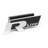 VAG VOLKSWAGEN T ROC R Line priekinės grotelės su chromuotu logotipu, originalus 2GA8539489B9