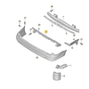 VAG Volkswagen T5 T6 Galinio Stiklo Rėmo Centrinė Pala Originalus 7H0807723