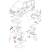 VAG Volkswagen T6 SG T6 2016-2019 Baterijos Šonos Dangtis Originalus 7E0915435B9B9