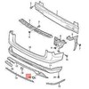 VAG "Volkswagen Teramont" galinio bamperio vilkimo kablio žiedas originalus 3CN807369GRU