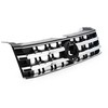 VAG Volkswagen Teramont Radiator Grille Chromuotai Satin Juoda/Šviesus Chromas 3CN853651ARYP