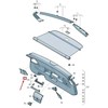 VAG Volkswagen Tiguan Allspace BW 2018 Dešinės Bagažinės Dėklas Titano Juodas Originalus 5NN86765882V