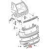 VAG Volkswagen Tiguan Allspace BW 2018 Išmetimo Vamzdžio Antgaliai Ryškiai Chromuoti Originalus 5NN8078332ZZ