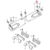 VAG Volkswagen Tiguan Allspace skydelis nuo saulės su veidrodėliu Storm Pilkas 2018 Originalus 5NN857552LSX4