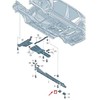 VAG Volkswagen Touareg Galinio Dešiniojo Kėbulo Apatinio Paveikslo Panelė 7P6825182 Originalus 7P6825182