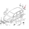 VAG Volkswagen Touran 1T 2003 2006 2009 Emblema Logotipas Originalus 1T0853687A739