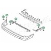 VAG VW 1 komplektas bamperio tvirtinimo detalių 7E0898623A Originalus