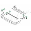 VAG VW 1 komplektas bamperio tvirtinimo detalių 7E0898623A Originalus