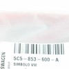 VAG VW A5 priekinio dangčio emblema originalus 5C5853600A