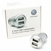 VAG VW adapteris 2.4A greitasis įkrovimas, skirtas cigarečių žiebtuvėliui su 2 lizdais Originalus 000051443D