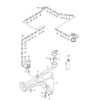 VAG VW AMAROK BEETLE CADDY EOS GOLF JETTA Priekinio stiklo plovimo purkštukas 5M0955985C9B9 Originalus