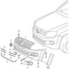 VAG VW AMAROK priekinio dešiniojo rato dangtis 2HH853728GRU originalus