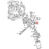 VAG VW AUDI Beetle kabrioletas Golf R32 GTI Triušis Alyvos filtro laikiklis originalus 06A115405BS