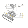 VAG VW AUDI SEAT SKODA BEETLE Įsiurbimo kolektoriaus viršutinė dalis originali 03C129709BA