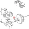 VAG VW Audi Seat Skoda Tarpiklis tarp stabdžių servopavaros ir stabdžių tandemo pagrindinio cilindro lhd Originalus 357611243