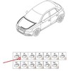 VAG VW AUDI SKODA SEAT Amarok Ameo plokščio kontakto korpuso jungtis 1K0973751 originalus