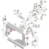 VAG VW AUDI tarpinio aušintuvo žarnos tvirtinimo spaustukas originalus 1J0145769H