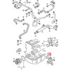 VAG VW aušinimo skysčio reguliatoriaus korpusas su termostatu 2X0121111B originalus